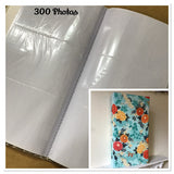 Family Photo Album / Fabric Covered / 6 x 4 Inch Photos / Traditional Style / Self Adhesive / 200 Photos / 300 Photos