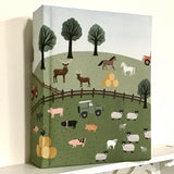 Family Photo Album / Fabric Covered / 6 x 4 Inch Photos / Traditional Style / Self Adhesive