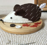 Hedgehog Pincushion Handmade - Little Bun Designs UK