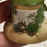 Hedgehog Crochet Hook Holder / Cotton Reel Scissor Holder - Little Bun Designs UK