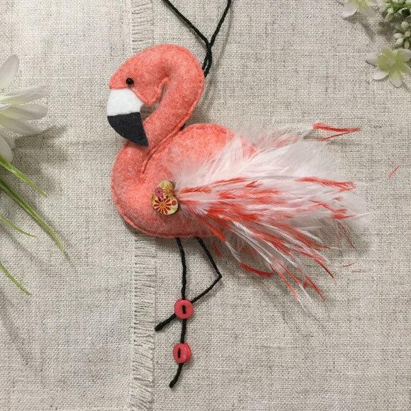 Felt flamingo home decoration 
