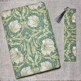 A5 Diary With Pen / Any Year Diary / Fabric Cover / Floral Designs