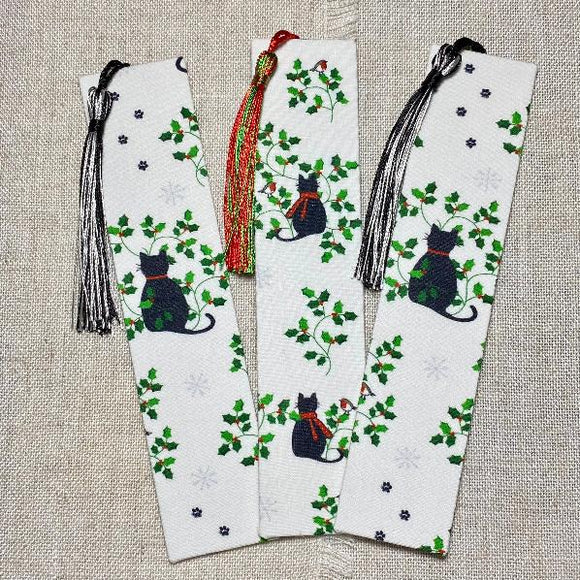 Cat Bookmarks / Handmade Fabric Bookmarks