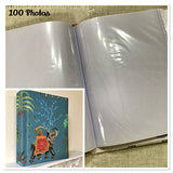 Photo Album / Fabric Covered / 7 x 5 Inch Photos (100 Photos) - Little Bun Designs UK