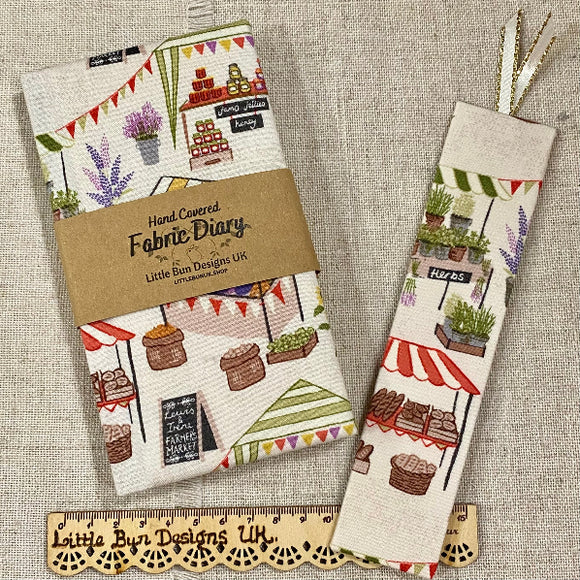 2026 Slim Fabric Diary / Small Planner / Week To View