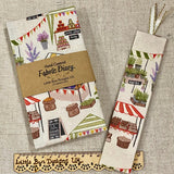 2026 Slim Fabric Diary / Small Planner / Week To View