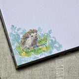 Hedgehog Telephone Pad / Chunky Note Block  / Memo Pad - Little Bun Designs UK