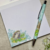 Hedgehog Telephone Pad / Chunky Note Block  / Memo Pad - Little Bun Designs UK