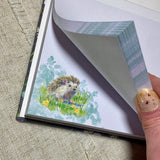 Hedgehog Telephone Pad / Chunky Note Block  / Memo Pad - Little Bun Designs UK