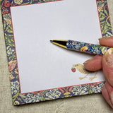 Strawberry Thief Telephone Pad / Chunky Note Block  / Memo Pad - Little Bun Designs UK
