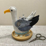 Seagull Pincushion / Handmade Felt Pincushion - Little Bun Designs UK