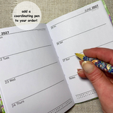 2027 A6 Diary / Woodland Planner / Week To View