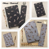 Fabric Address Book / Handmade Book / Slim Design