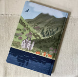 A4 Fabric Notebook / Scottish Loch