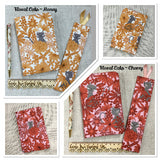 2025 Slim Diary / Fabric Covered Floral Planner / Week To View