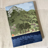 A4 Fabric Notebook / Scottish Loch