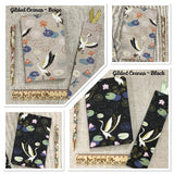2025 Slim Diary / Fabric Covered Floral Planner / Week To View
