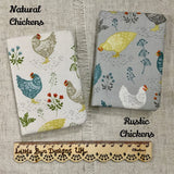 Pocket Address Book / Small Fabric Notebook / Handmade Bookmark