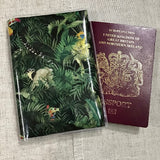 Handmade Travel Wallet & Luggage Tag / Passport Cover / Fabric Passport Holder /