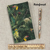 Pocket Address Book / Small Fabric Notebook / Bookmark