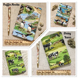 Wildlife Address Book / Handmade Book / Slim Design