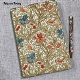 A5 Diary / Any Year Floral Diary / Fabric Cover