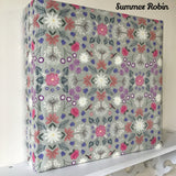 A4 Fabric Covered Notebook / Bookmark