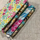 Pocket Address Book with Pencil / Fabric Cover / Small Contacts Book / Indexed