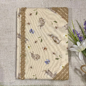 A5 Rustic Notebook / Spring Bunny Journal