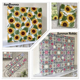 Small Fabric Address Book / Pocket Notebook / Bookmark / Floral Design