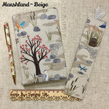Fabric Address Book / Handmade Book / Slim Design