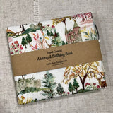 Address & Birthday Book + Pen / Hand Covered Fabric Book / Scottish Design
