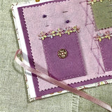 Large Needle Case with Scissor Pocket / Handmade Needle Book / Sewing Accessory Case
