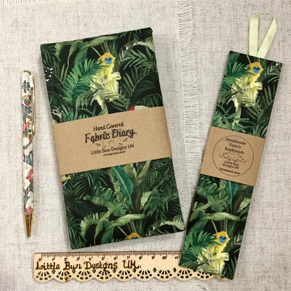 2025 Slim Fabric Diary / Animal Diary / Yearly Planner / Week To View