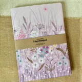 A4 Fabric Covered Notebook / Bookmark