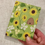 Small Lined Notebook / Fabric Covered Book