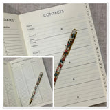 Large Floral Address Book / A5 Address Book