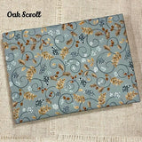 A4 Fabric Covered Notebook / Bookmark
