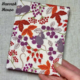 A4 Fabric Notebook / Woodland Designs