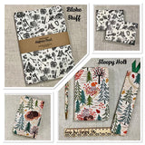 Fabric Address Book / Handmade Book / Slim Design