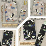 Floral Address Book / Handmade Address Book / Slim Design