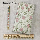 Floral Address Book / Handmade Address Book / Slim Design