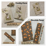 Pocket Address Book / Small Fabric Notebook / Bookmark