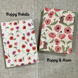 Pocket Address Book / Small Fabric Notebook / Bookmark / Countryside Design