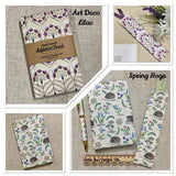 Floral Address Book / Handmade Address Book / Slim Design