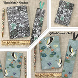 Floral Address Book / Handmade Address Book / Slim Design