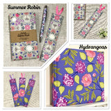 Handmade Address Book / Slim Fabric Covered Address Book