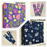 Small Fabric Address Book / Pocket Notebook / Bookmark / Floral Design
