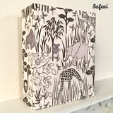 Pocket Address Book / Small Fabric Notebook / Handmade Bookmark