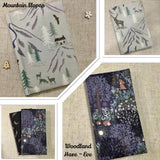 2025 Slim Fabric Diary / Small Planner / Week To View